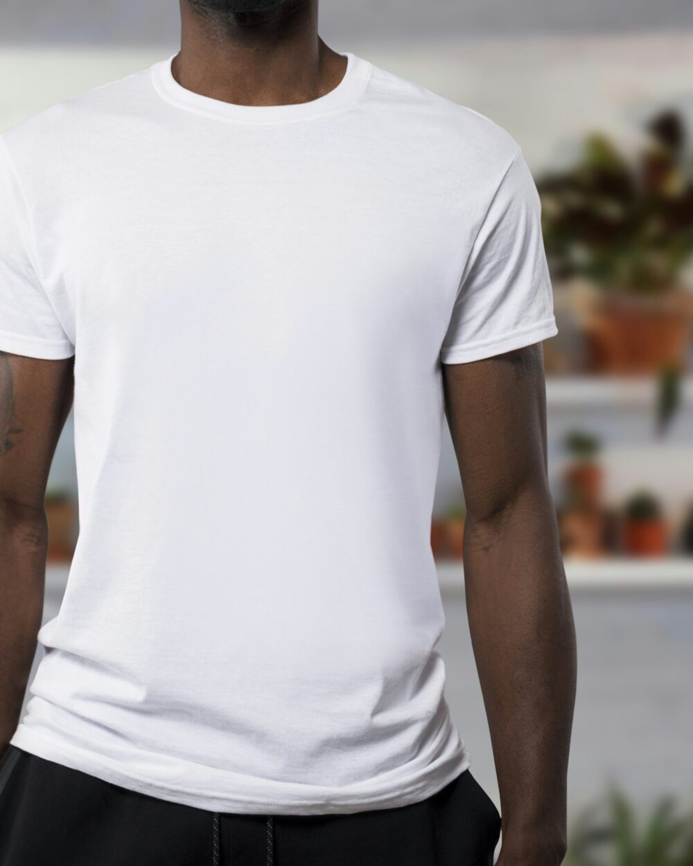 The essential tee worn