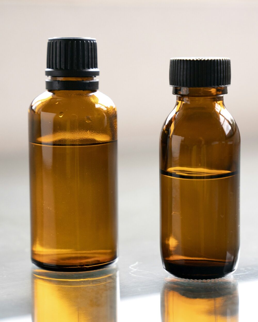 The 50ml and 100ml bottles side by side
