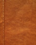 Saddle stitching along the base seam