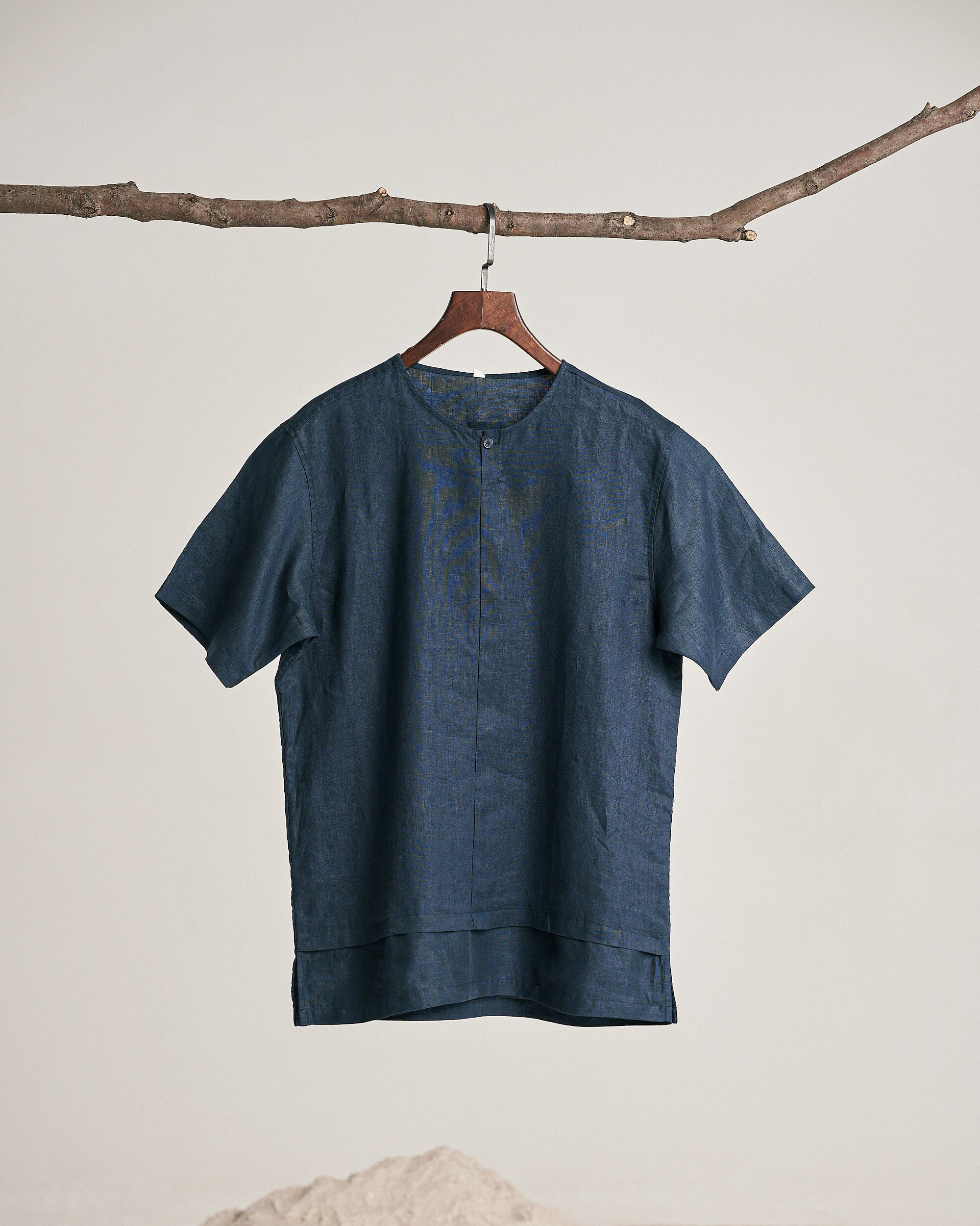 The overshirt in ink blue